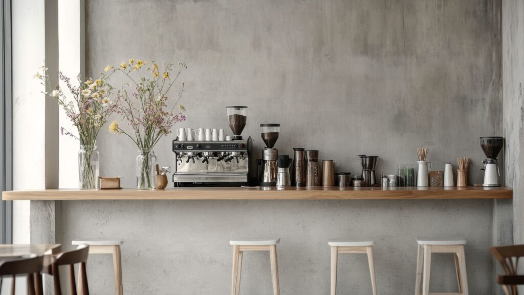 モダンなコーヒーカフェ