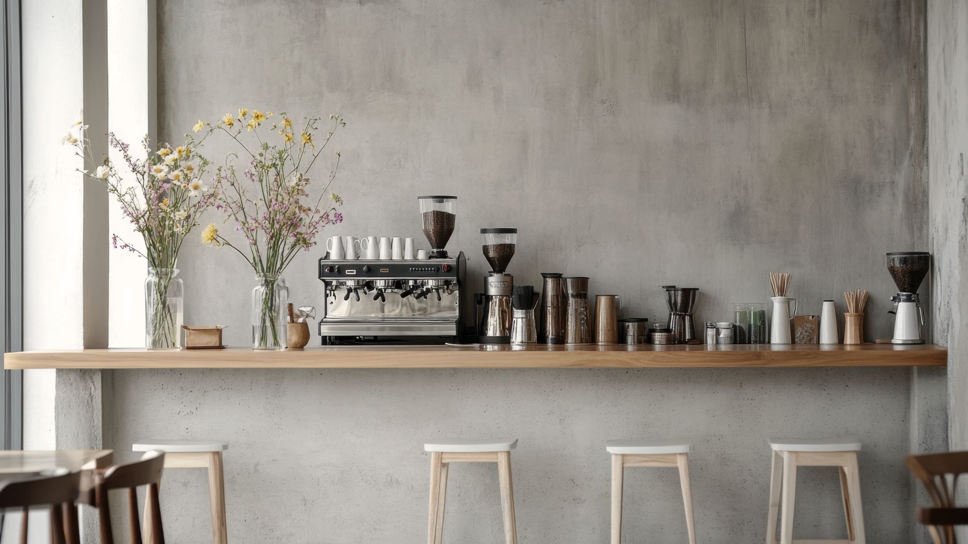 モダンなコーヒーカフェ