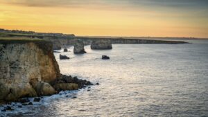 夕暮れのマースデン湾